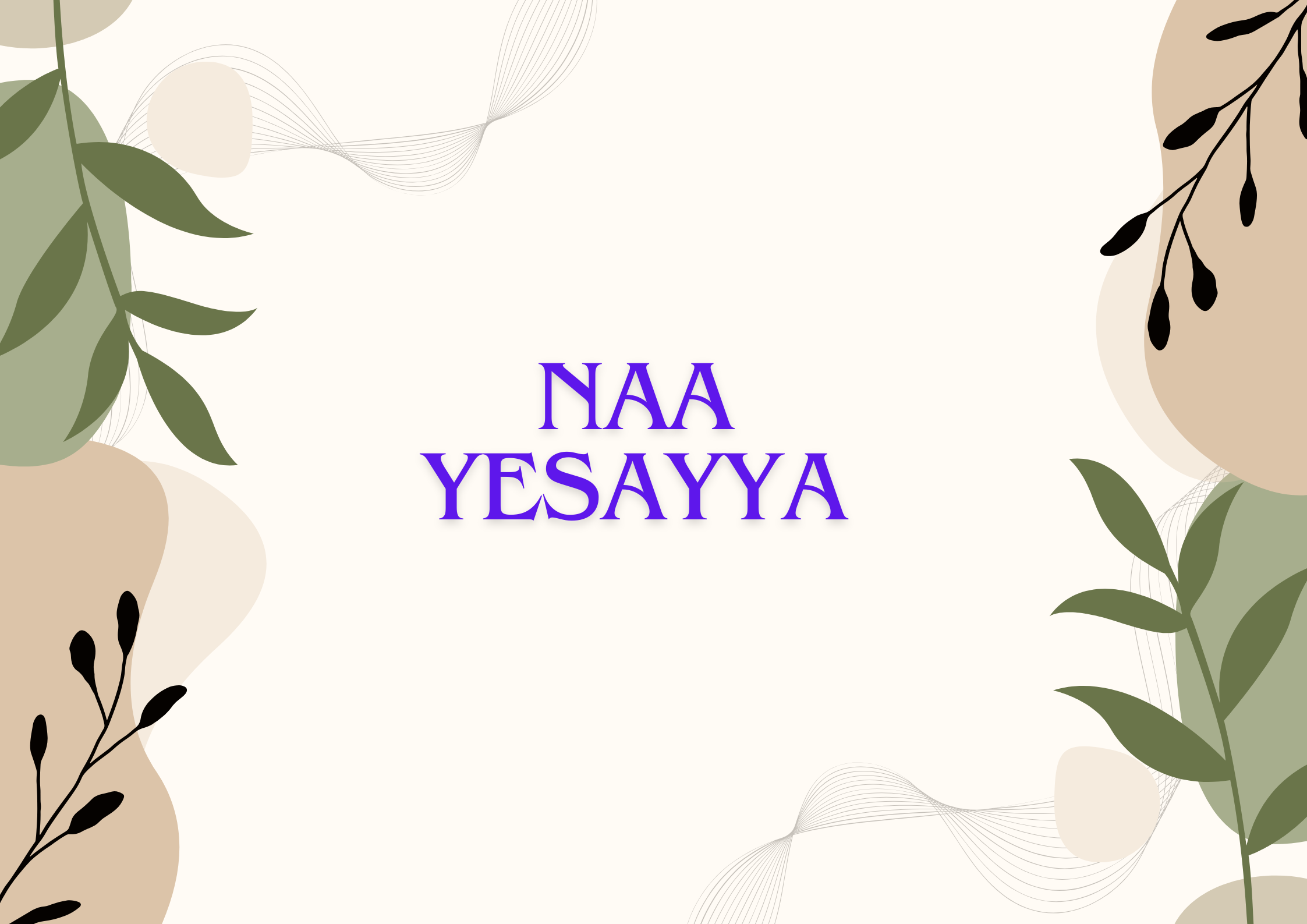 Naa yesayya